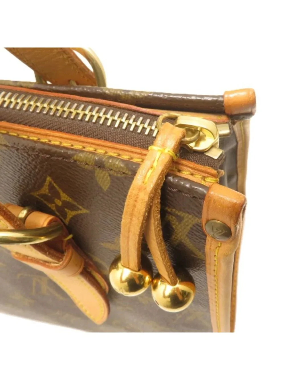 Louis Vuitton Popincourt Monogram Tote Bag Canvas Brown